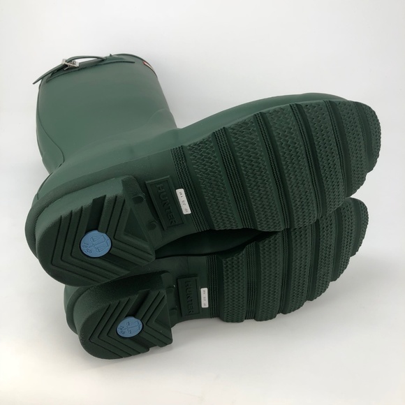 Hunter Original Tall Waterproof Rain Boots Green - Picture 6 of 8